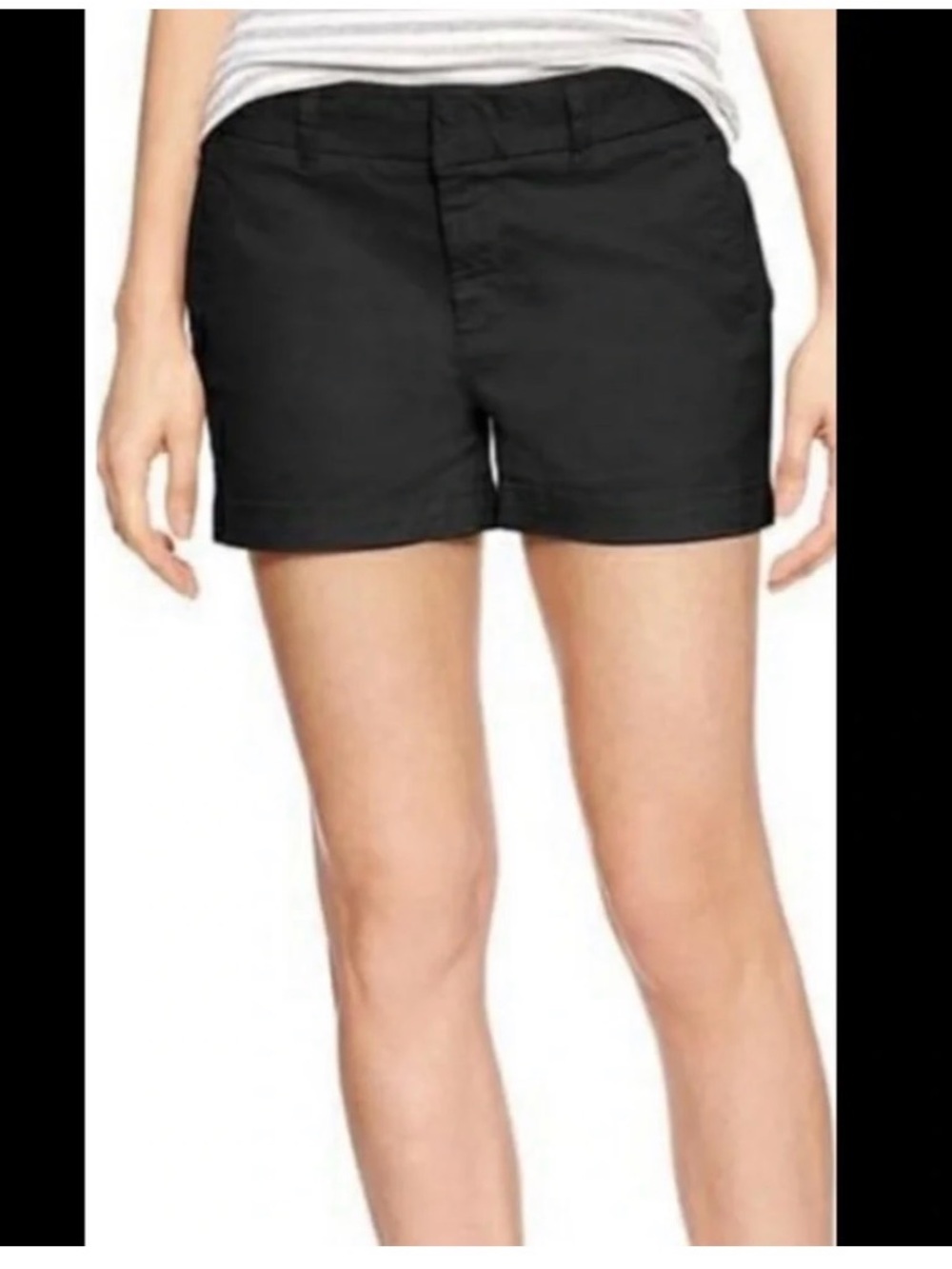 GapClassic Women's Black Chino Shorts
